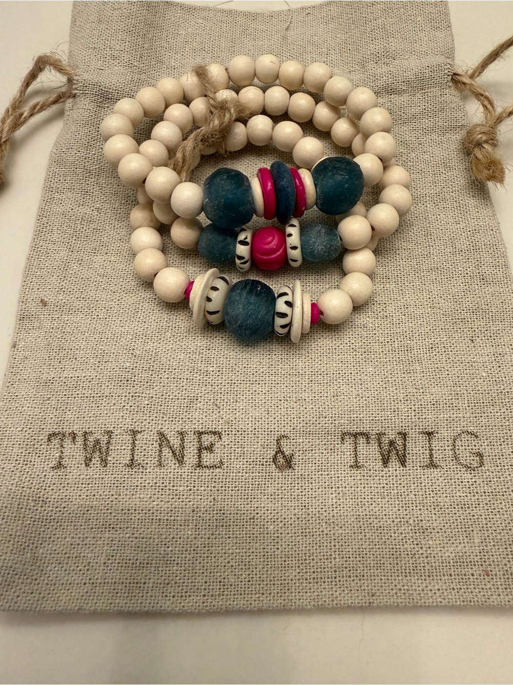 Twine & Twig Trio Stack Bracelet